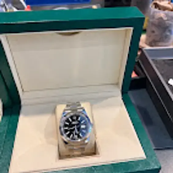 A Rolex Datejust, boxed and ready